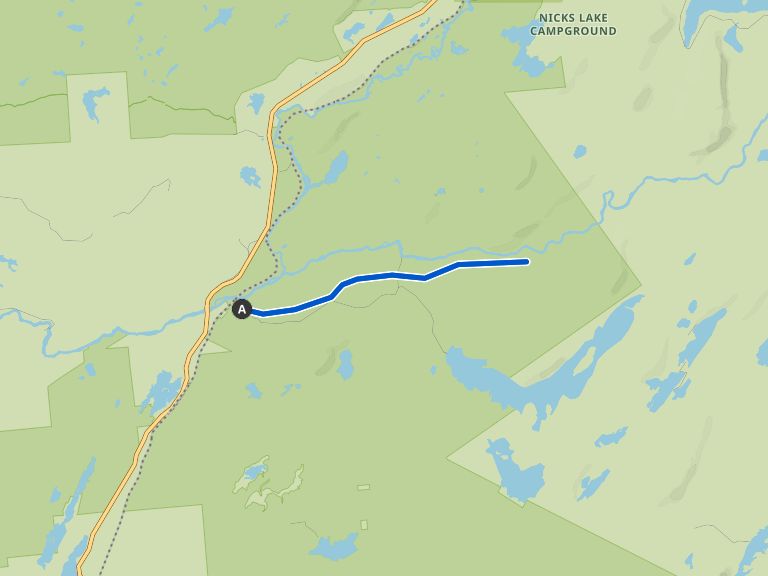 Woodhull Mountain Trail Black River Wild Forest hike Komoot